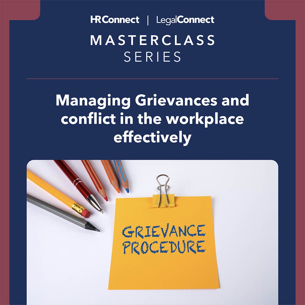 Masterclass - Managing Grievances Image (Smaller)