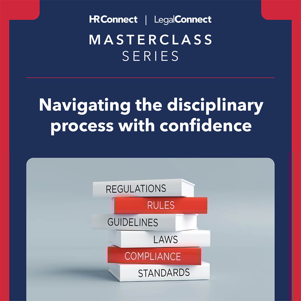 Masterclass - Navigating the disciplinary process Image (Smaller)