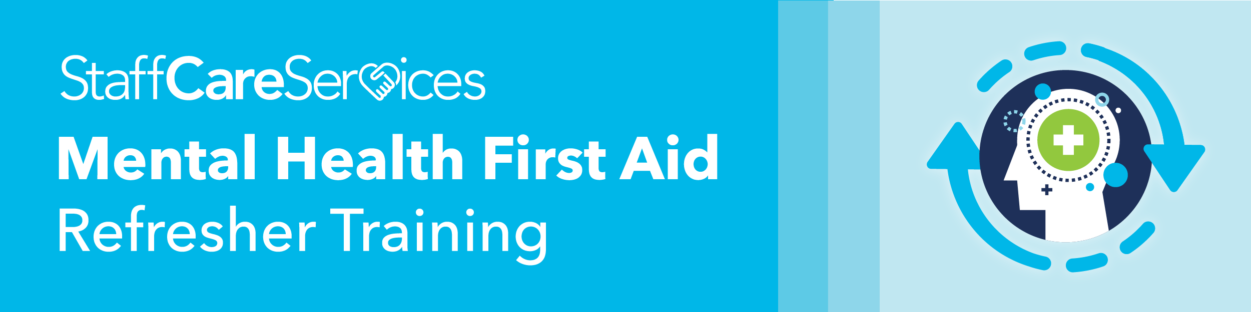 MHFA Refresher Training Banner (Colours inverted)