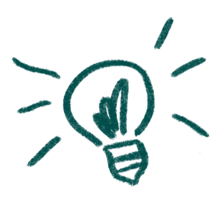UKT Doodle Lightbulbe Dark Green