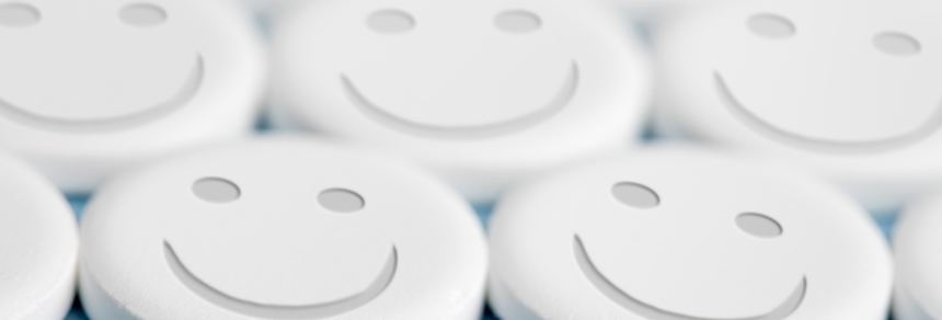 Image of smiling cartoon faces